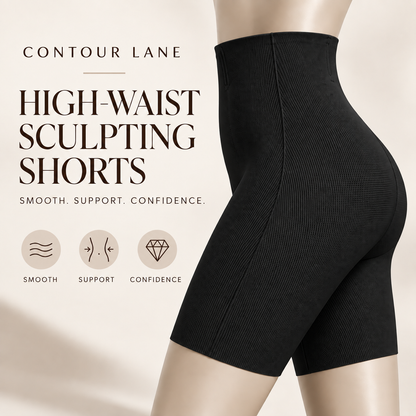 Contour Lane High-Waisted Tummy Control & Butt-Lifting Shapewear Shorts